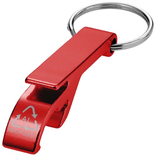Tao Rcs Recycled Aluminium Bottle And Can Opener With Keychain 