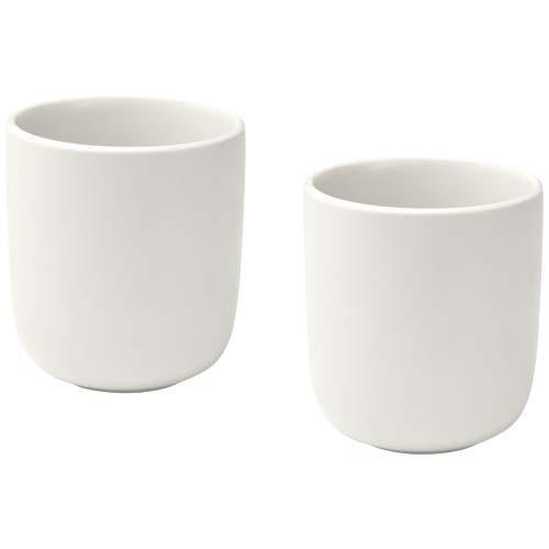 Male 200 Ml Ceramic Cups With Matt Finish - Set Of 2
